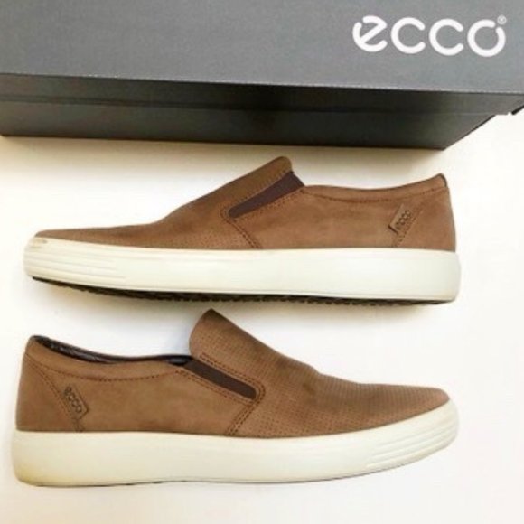 ECCO Soft 7 Perforated Slip-On Sneaker EU 45